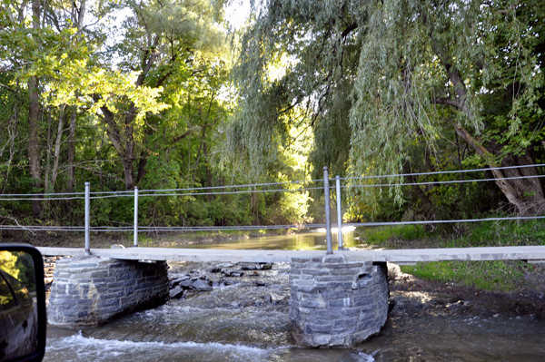 the bridge by the road